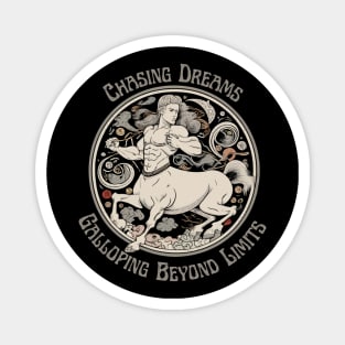 Centaur chasing dreams Magnet